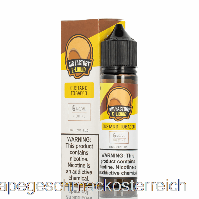 Vanillepudding-Tabak – Air Factory E-Liquid – 60 Ml, 6 Mg Vape-Geschmack